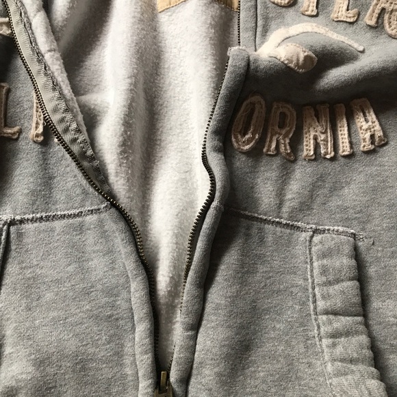 Like new Hollister Men medium grey hoodies - Picture 7 of 7